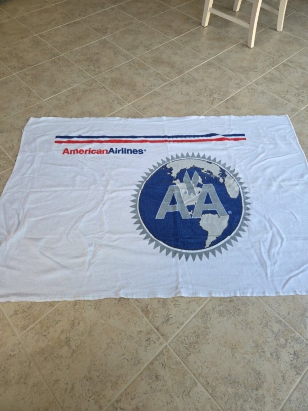 Vintage American Airlines Beach Towel